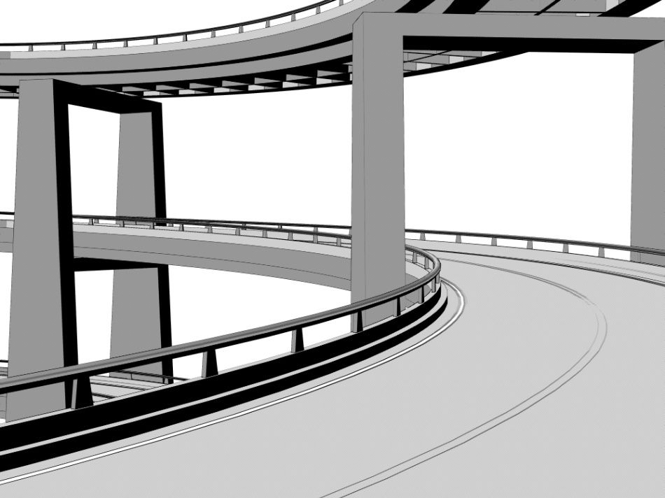 clipstudio用【3D】ループ橋