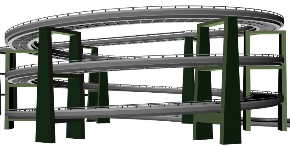 clipstudio用【3D】ループ橋