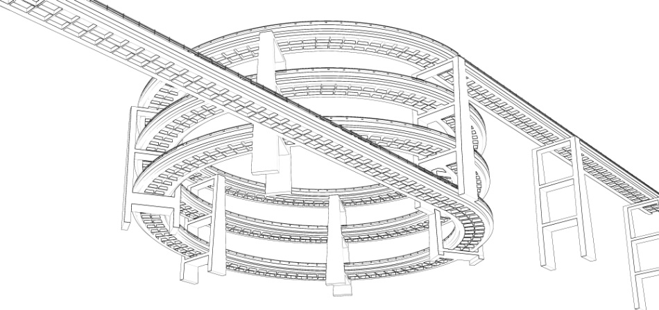 clipstudio用【3D】ループ橋