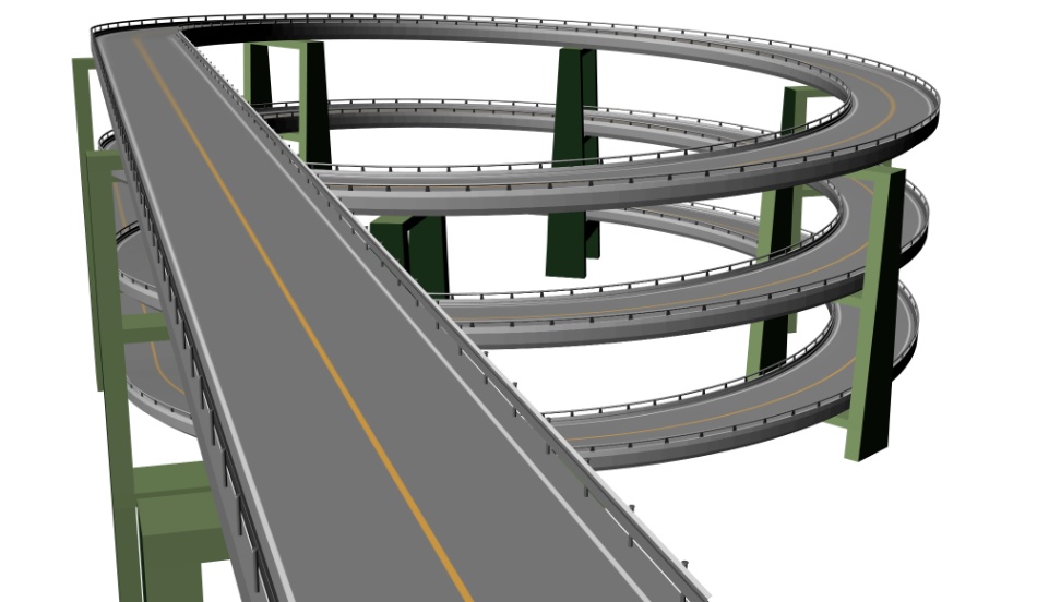 clipstudio用【3D】ループ橋