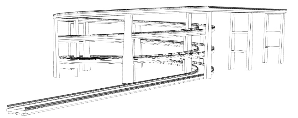 clipstudio用【3D】ループ橋