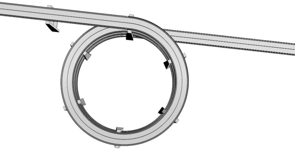 clipstudio用【3D】ループ橋