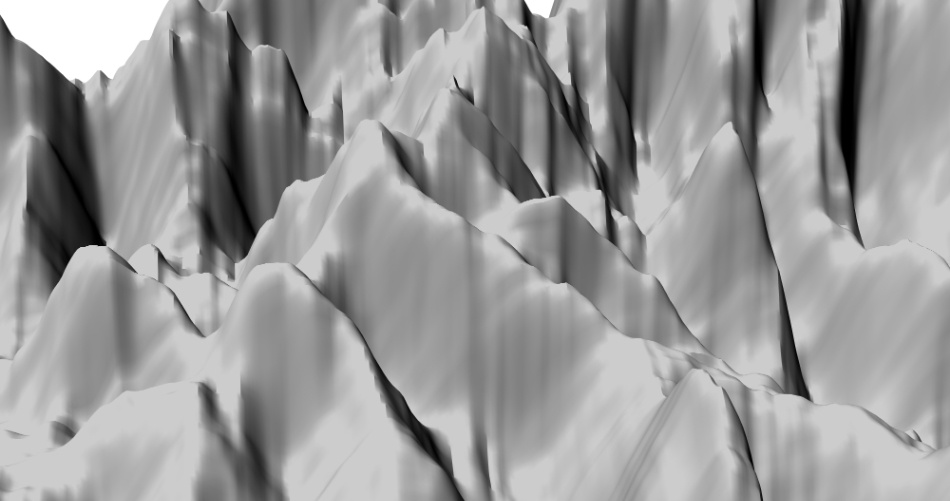 clipstudio用【3D】ちょっと険しい山々