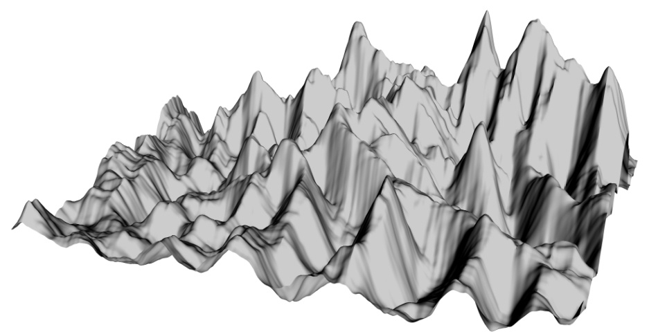 clipstudio用【3D】ちょっと険しい山々