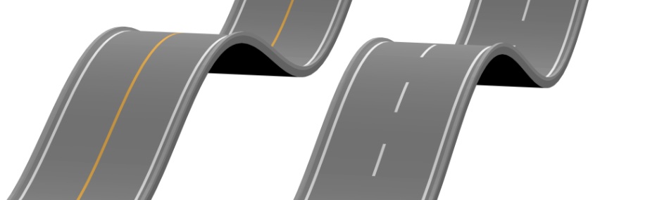 clipstudio用【3D】波打つ道路(イエローライン&破線)