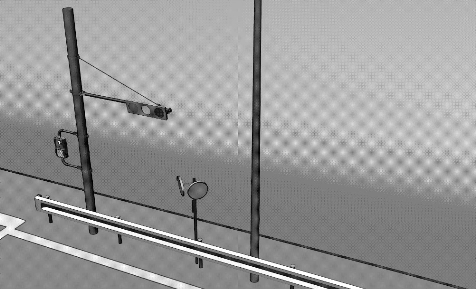 clipstudio用【3D】三叉路(山地&平地)