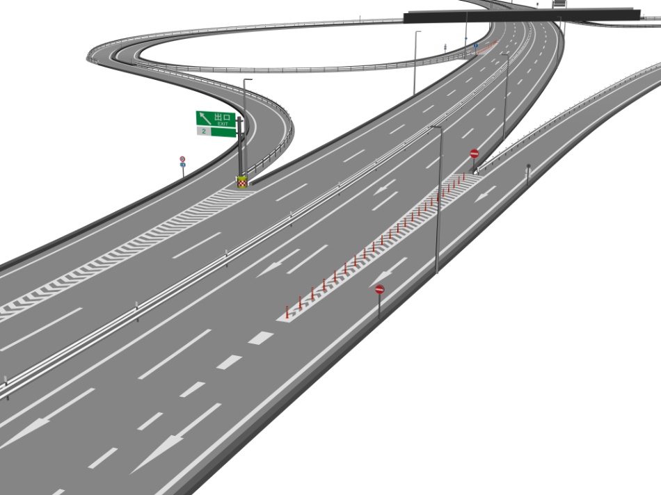 clipstudio用【3D】インターチェンジ