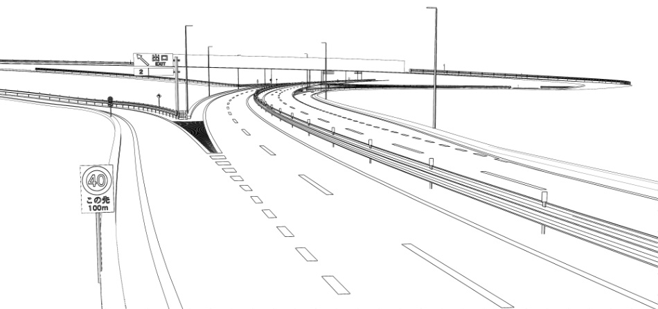 clipstudio用【3D】インターチェンジ