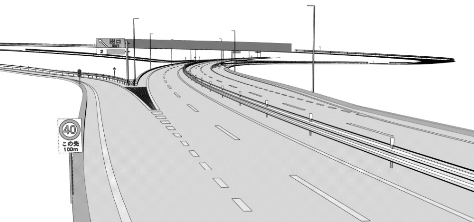 clipstudio用【3D】インターチェンジ