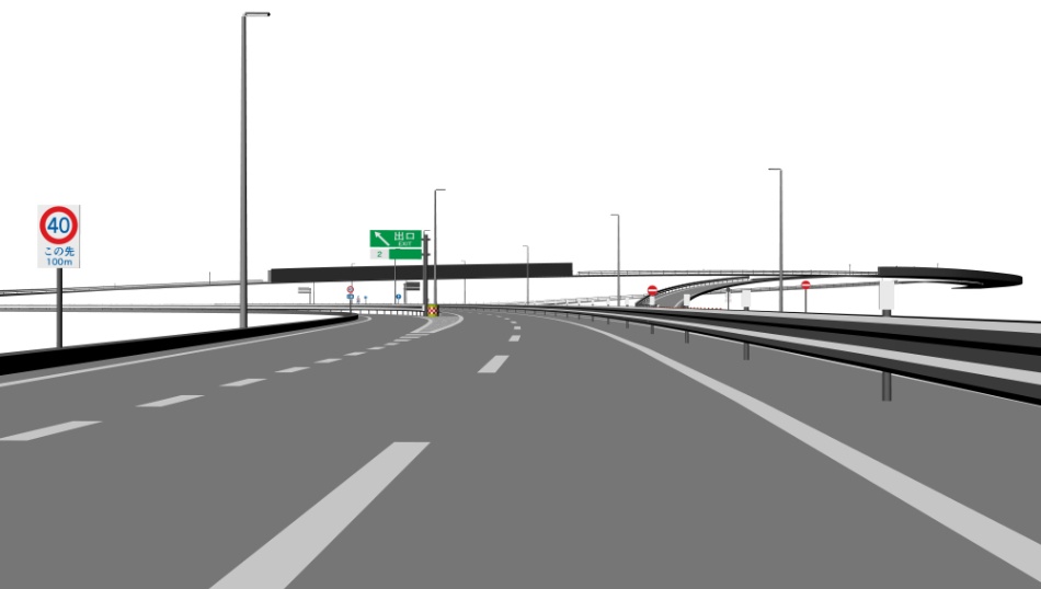 clipstudio用【3D】インターチェンジ