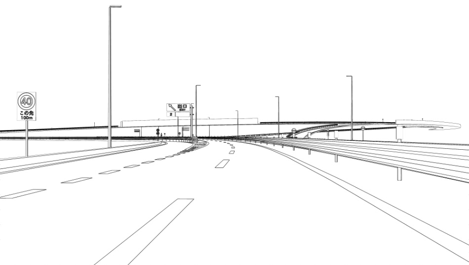 clipstudio用【3D】インターチェンジ