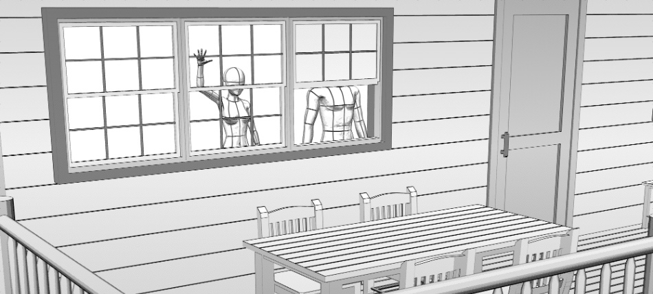 clipstudio用【3D】テラス