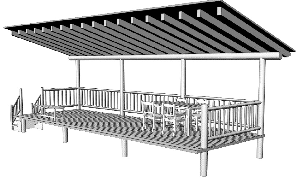 clipstudio用【3D】テラス