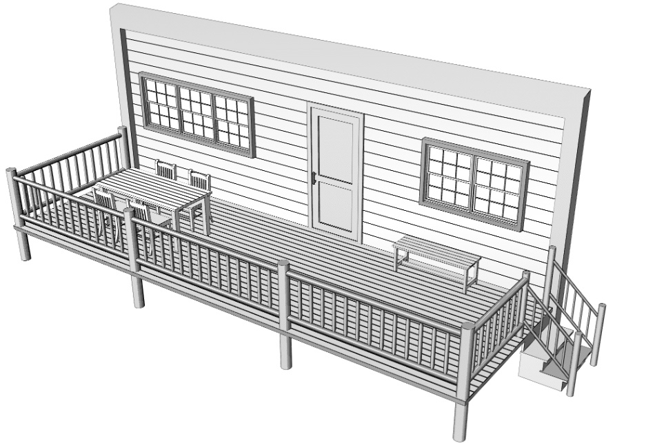 clipstudio用【3D】テラス