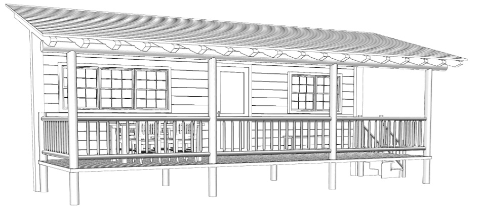 clipstudio用【3D】テラス