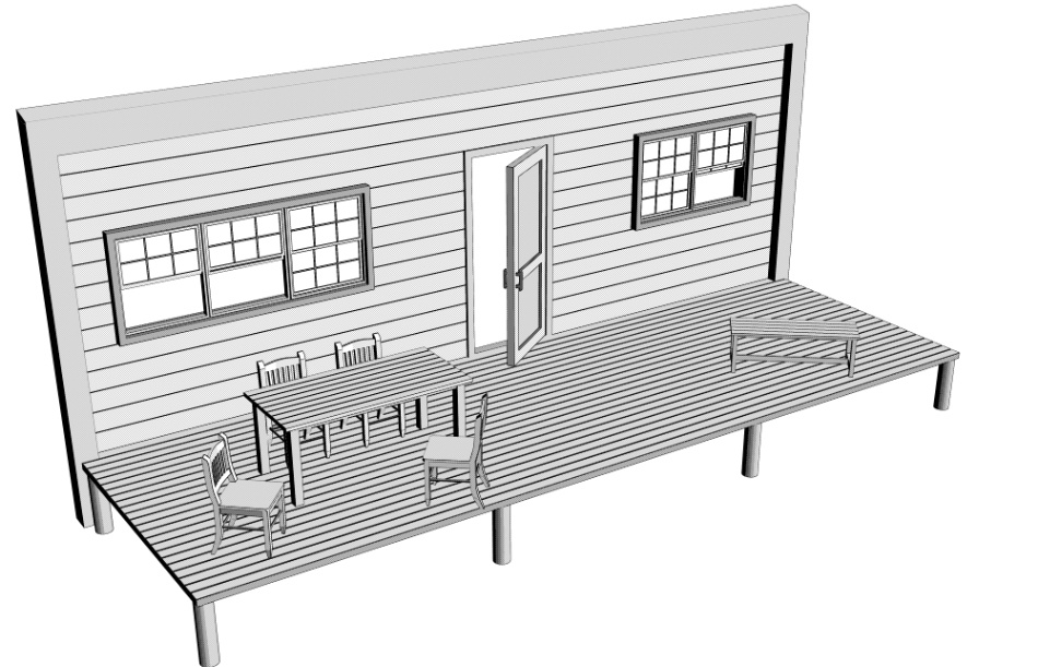 clipstudio用【3D】テラス