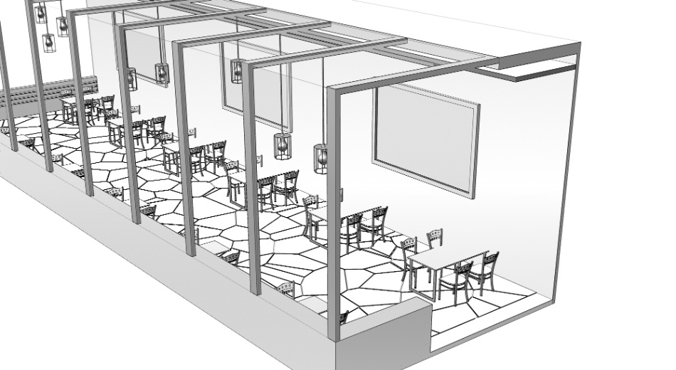 clipstudio用【3D】カフェ