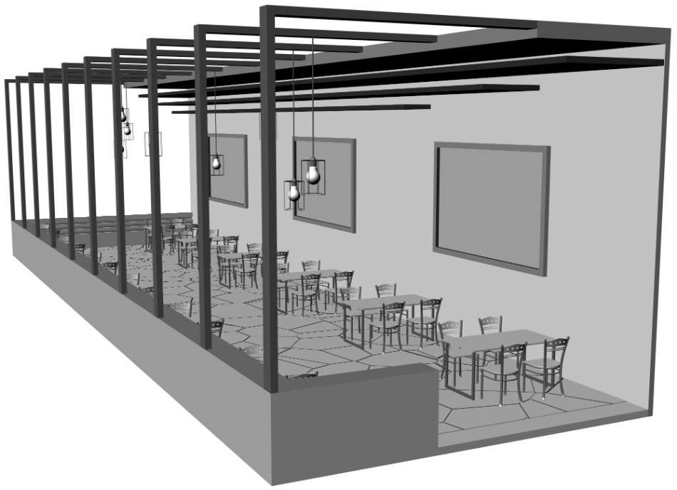 clipstudio用【3D】カフェ