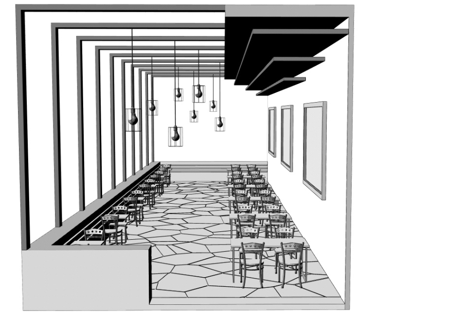 clipstudio用【3D】カフェ