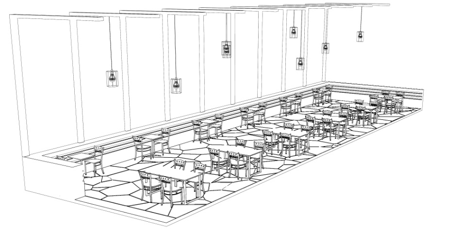 clipstudio用【3D】カフェ