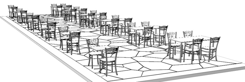 clipstudio用【3D】カフェ