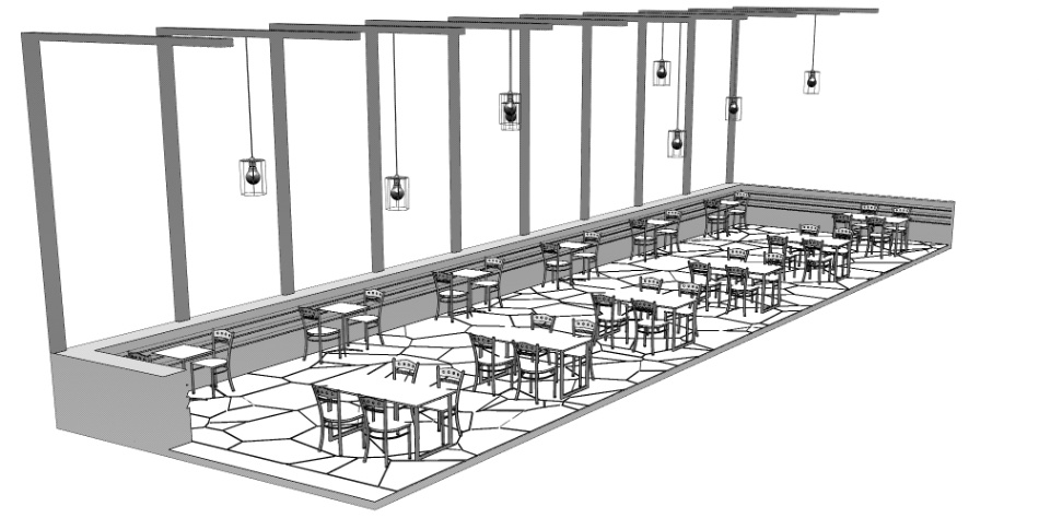 clipstudio用【3D】カフェ