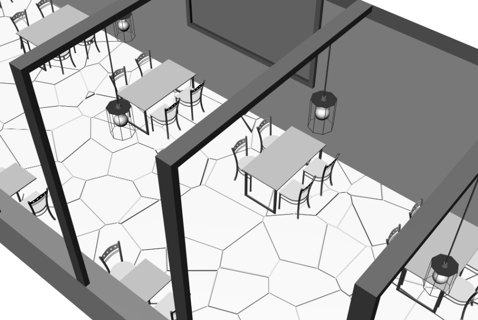 clipstudio用【3D】カフェ