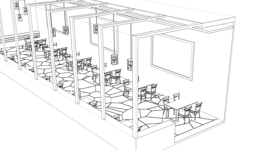 clipstudio用【3D】カフェ