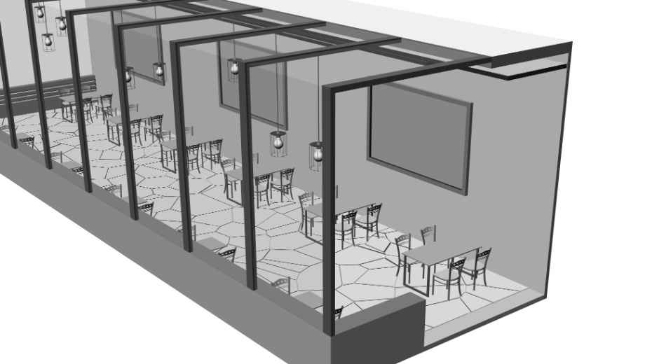 clipstudio用【3D】カフェ