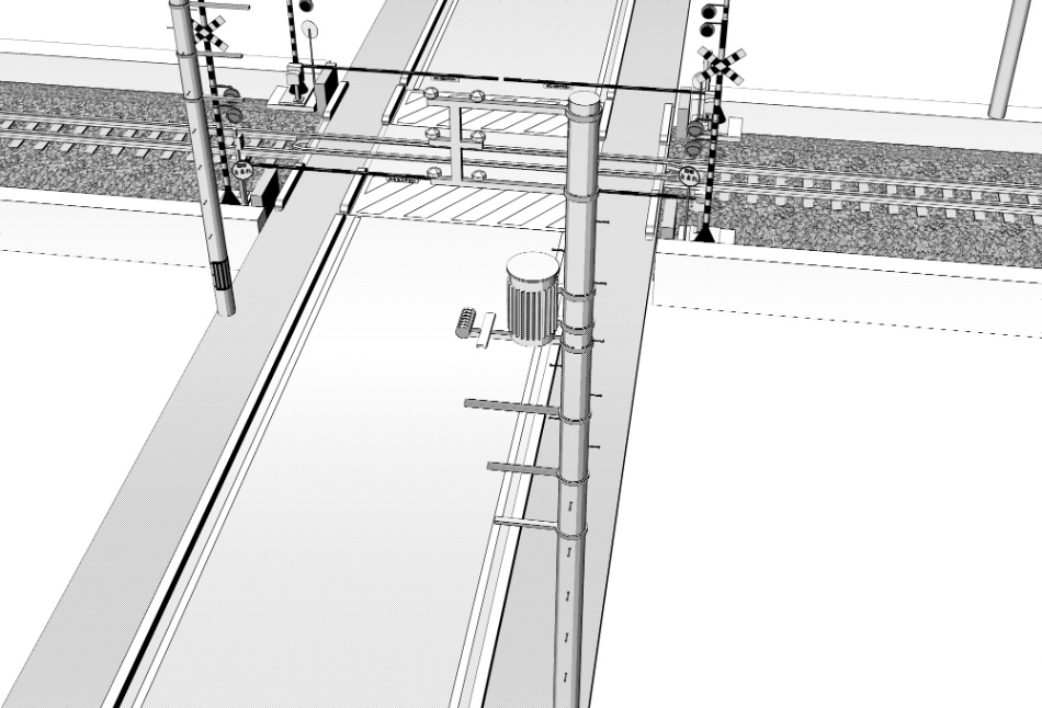 clipstudio用【3D】踏切