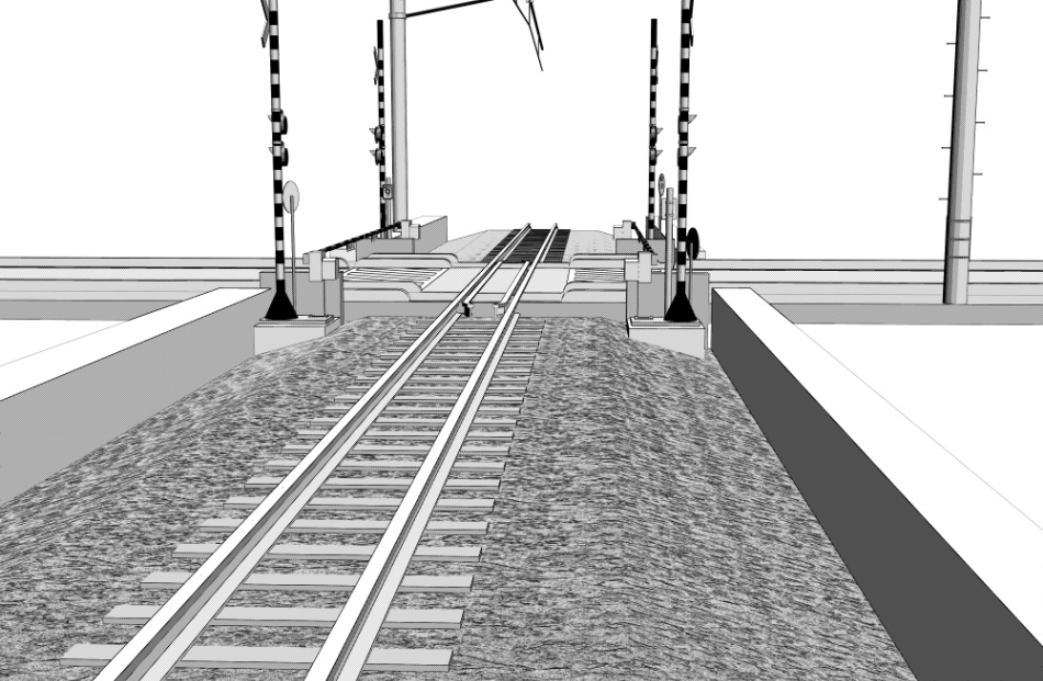 clipstudio用【3D】踏切