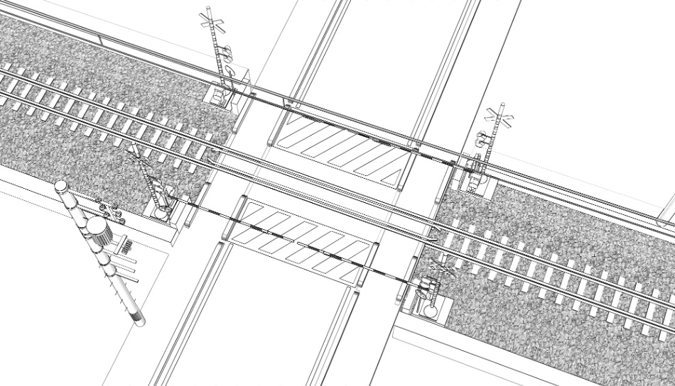 clipstudio用【3D】踏切