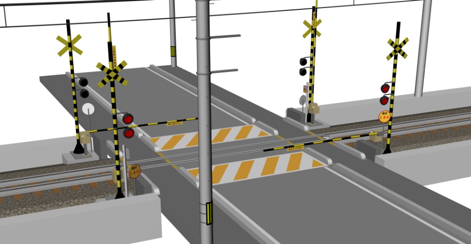 clipstudio用【3D】踏切