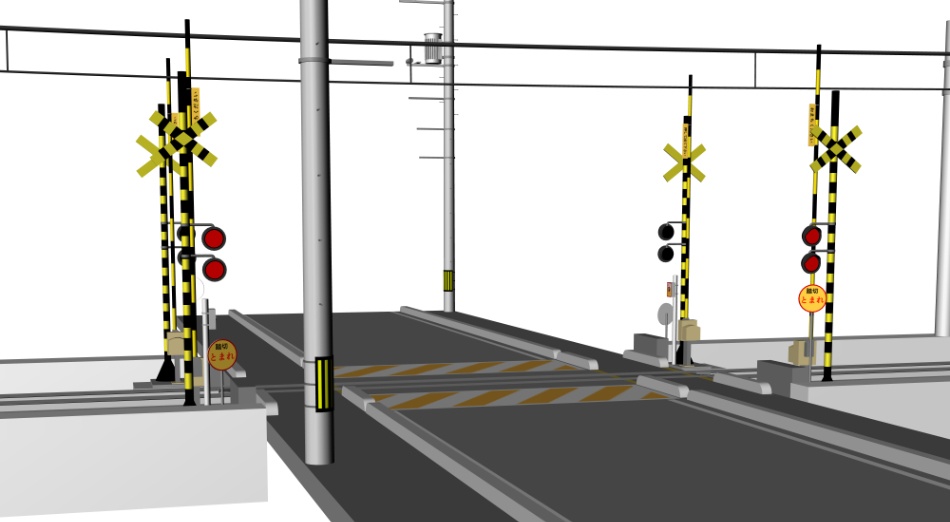 clipstudio用【3D】踏切