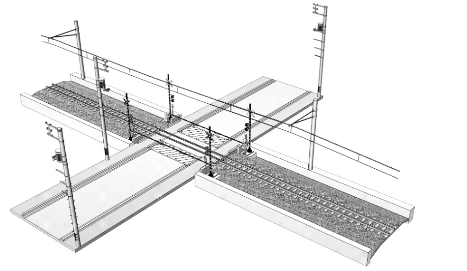clipstudio用【3D】踏切