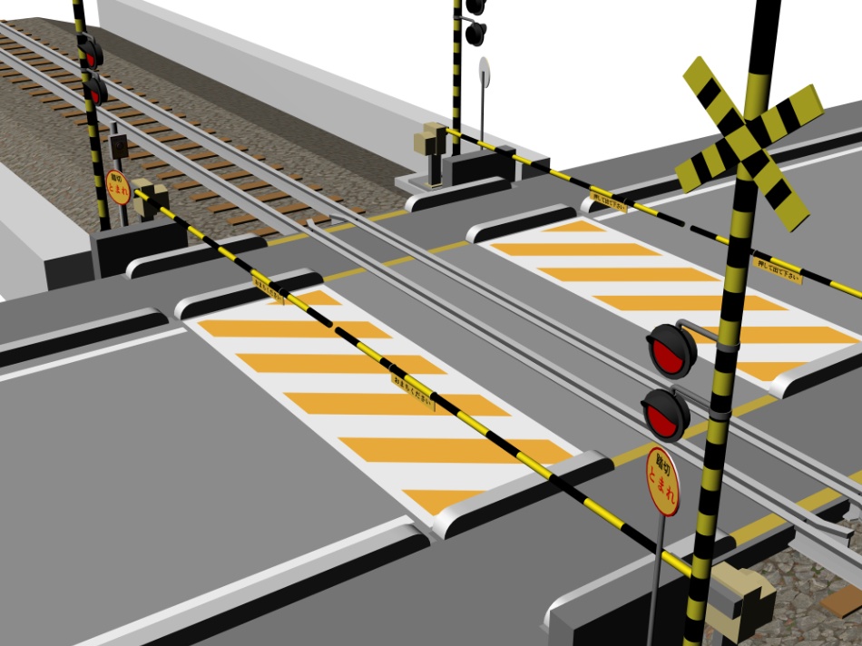 clipstudio用【3D】踏切