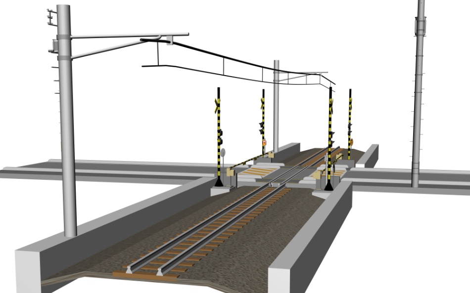 clipstudio用【3D】踏切