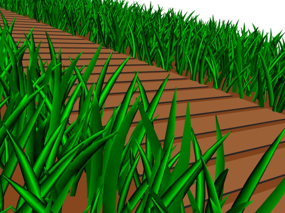 clipstudio用【3D】木道の並木道