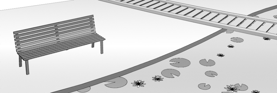 clipstudio用【3D】睡蓮の池