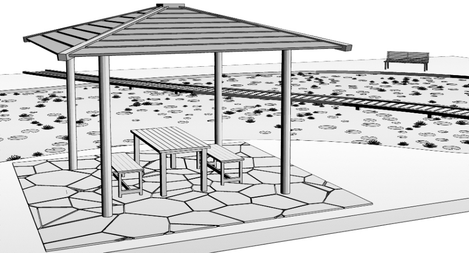 clipstudio用【3D】睡蓮の池