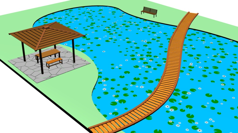 clipstudio用【3D】睡蓮の池