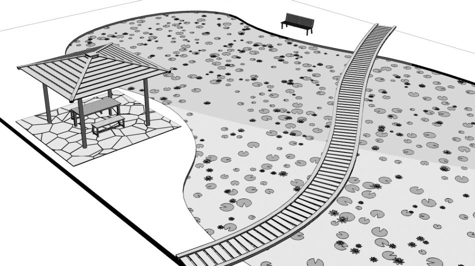 clipstudio用【3D】睡蓮の池