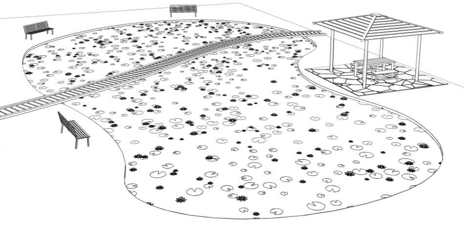 clipstudio用【3D】睡蓮の池