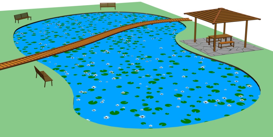 clipstudio用【3D】睡蓮の池