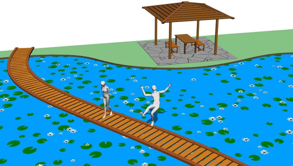 clipstudio用【3D】睡蓮の池