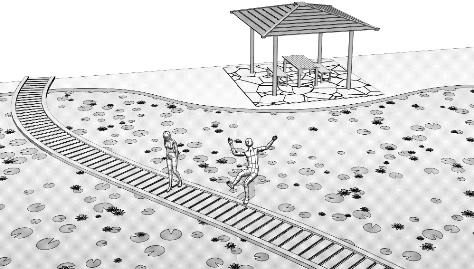 clipstudio用【3D】睡蓮の池