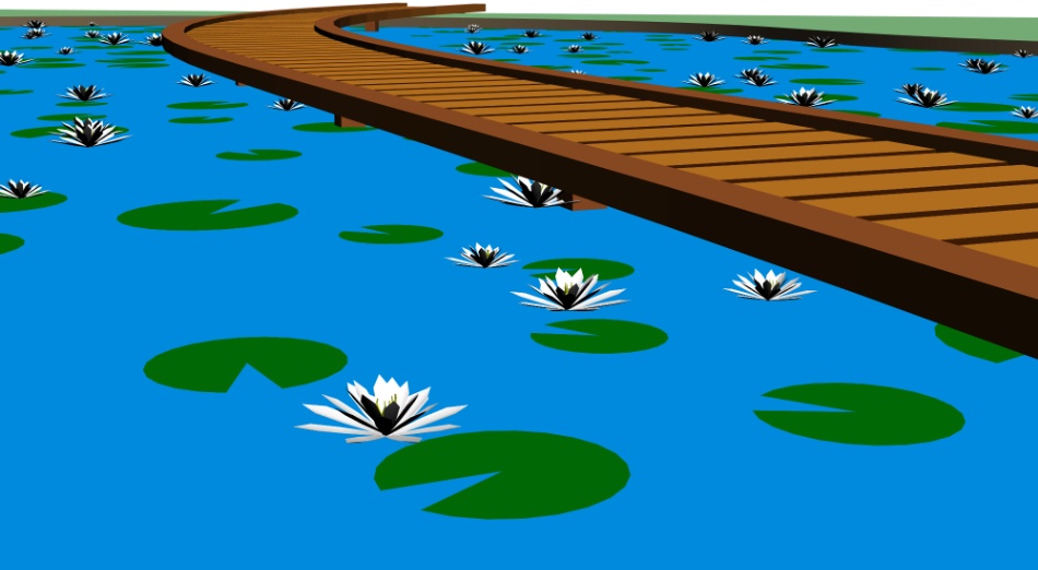 clipstudio用【3D】睡蓮の池