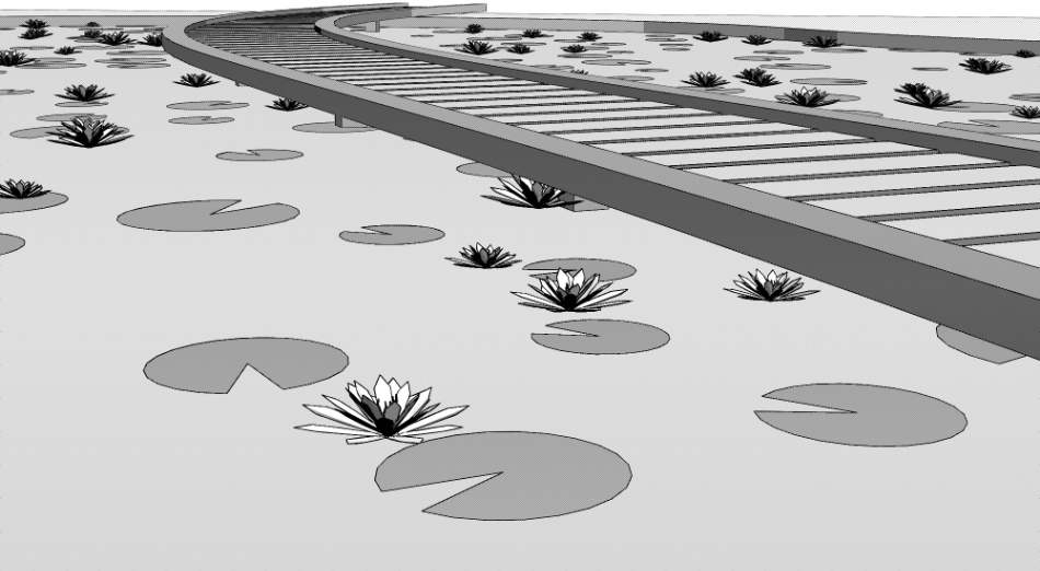 clipstudio用【3D】睡蓮の池