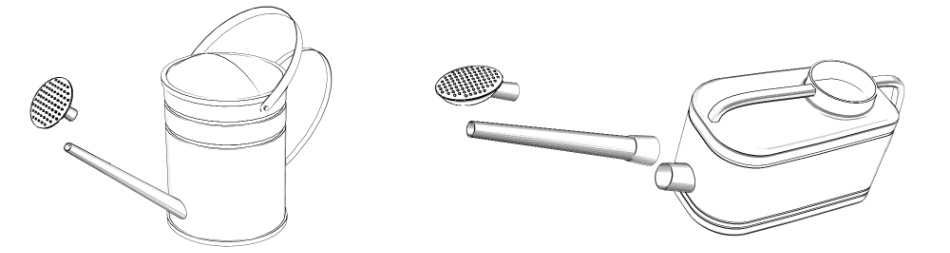 clipstudio用【3D】ジョーロ (2種類)