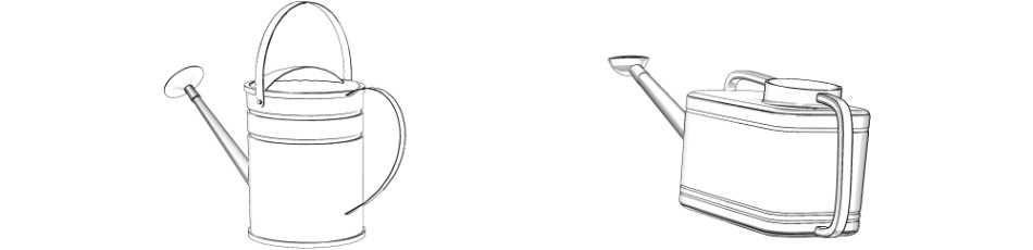 clipstudio用【3D】ジョーロ (2種類)